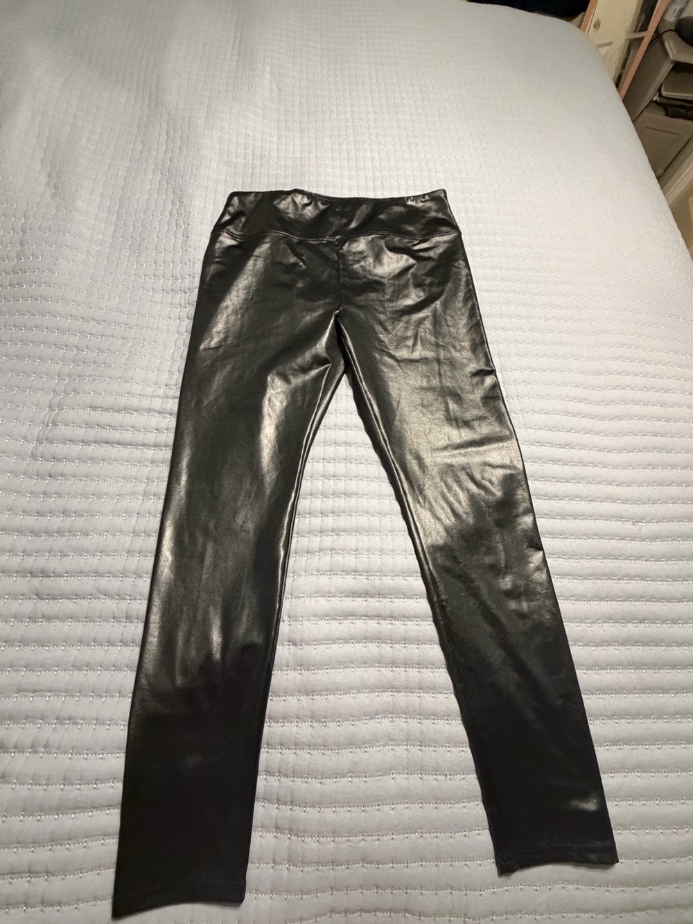 wild fable Black Shiny Faux Leather Leggings